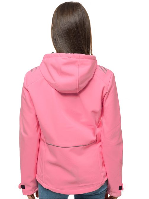 Trendovska svetlo rožnata ženska softshell jakna JS/KSW6003