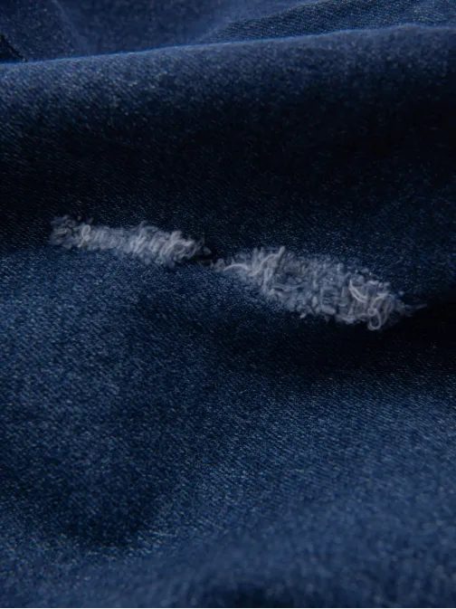 Modne modre jeans kratke hlače V3 SRDS-0146