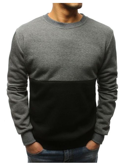 Antracit - črn udobni pulover