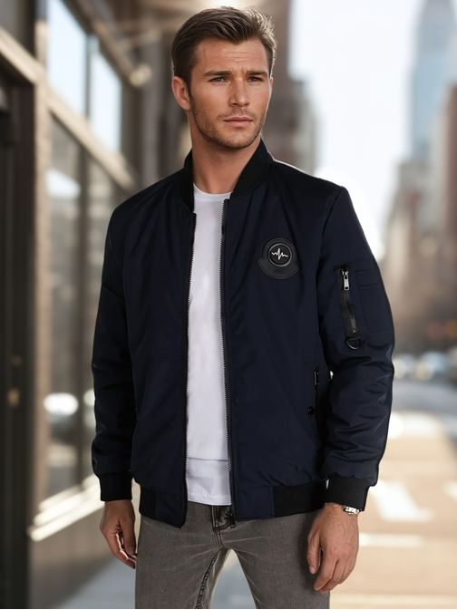 Moderna modra bomber jakna