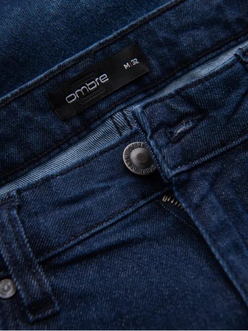 Osnovne temno modre jeans kratke hlače V3 SRDS-0145