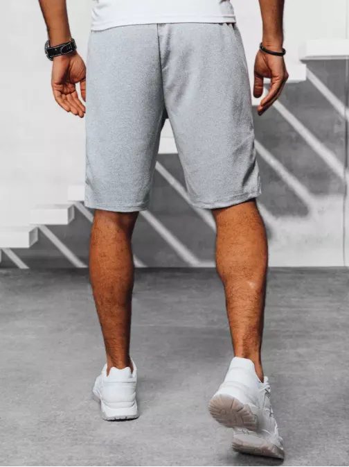 Stilske svetlo sive kratke hlače za prosti čas