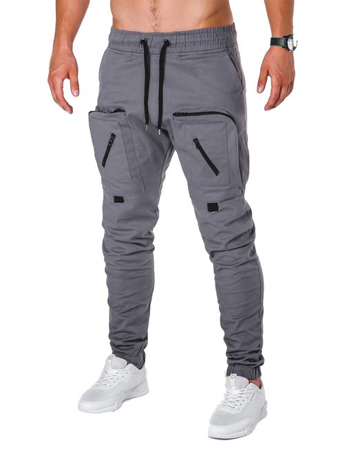 ORIGINALNE JOGGER HLAČE SIVE P705