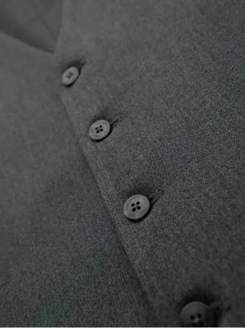 Modni moški grafitni telovnik V3 BLZV-0142