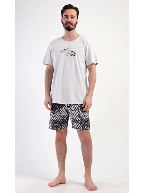 Siva moška kratka pižama Explorer