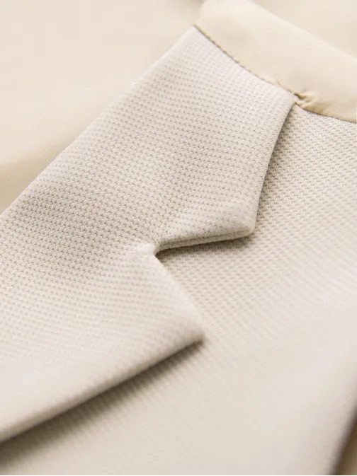 Eleganten bež moški telovnik V2 BLZV-0145