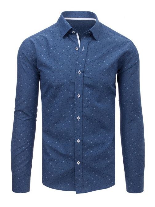 Trendovska srajca v modri barvi