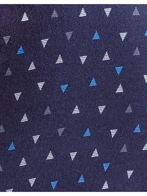 Vzorčaste modre moške ohlapne boksarice