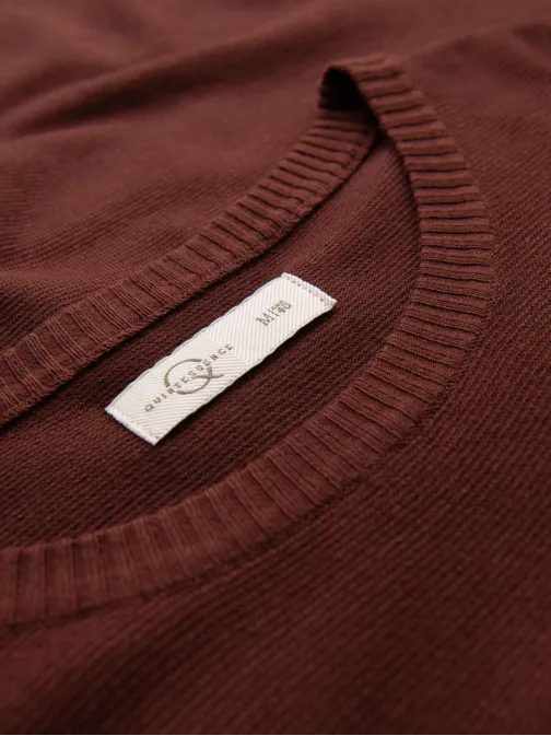 Rjava moška pletena majica V4 TSCT-0252