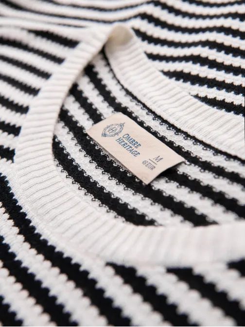 Črno-bela majica V1 TSCT-0255