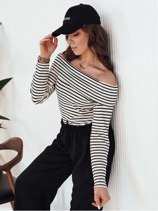 Unikatna ženska črna bluza Tesso