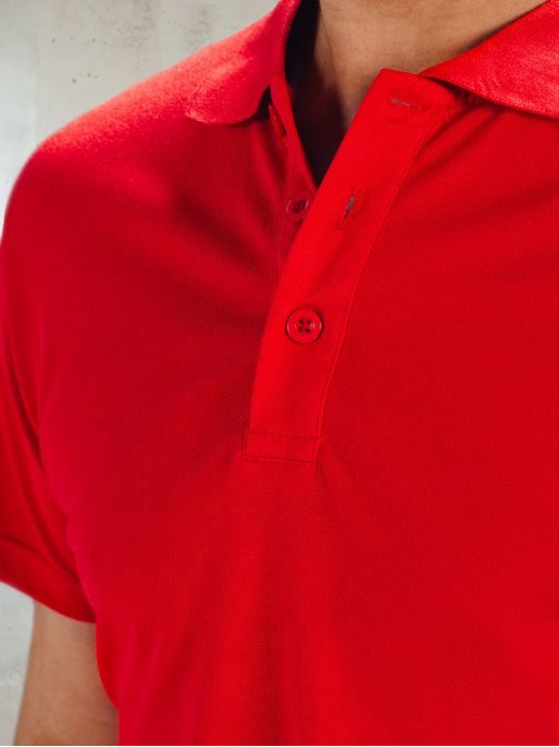 Modna rdeča polo majica