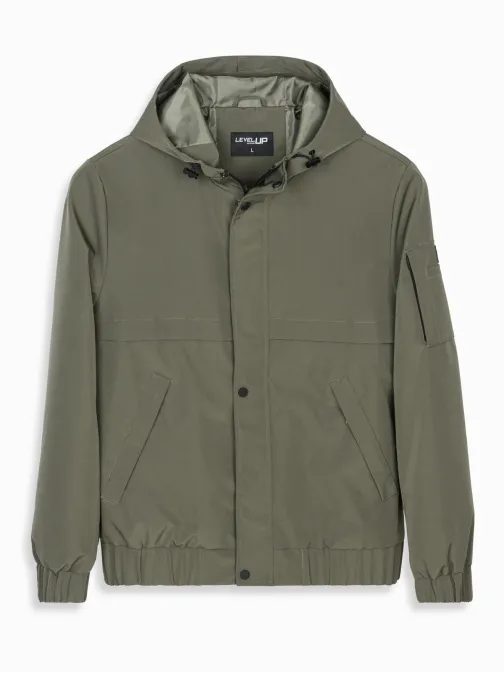 Moderna olivna moška prehodna jakna V2 JANP-0225