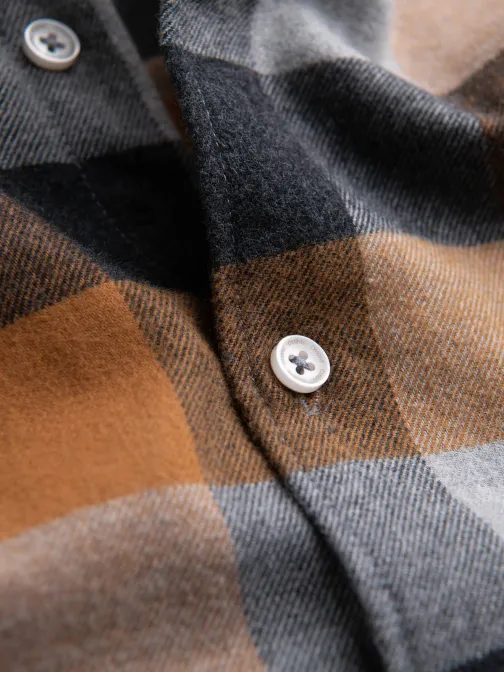 Originalna flanelna karo rumeno črna srajca V2 SHCS-0150