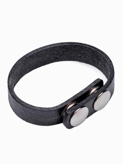 Komplet moških dodatkov v črni barvi a654