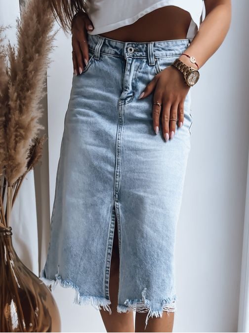 Midi denim modro krilo Stellis