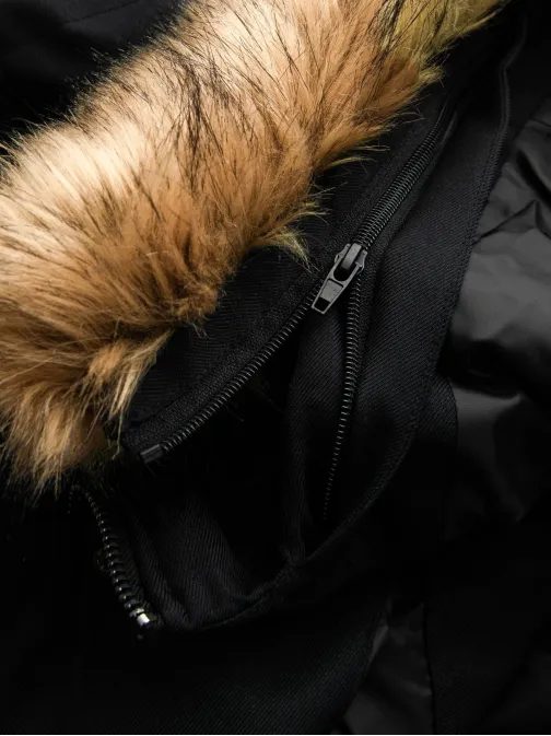 Zimska črna parka V2 JALP-0182