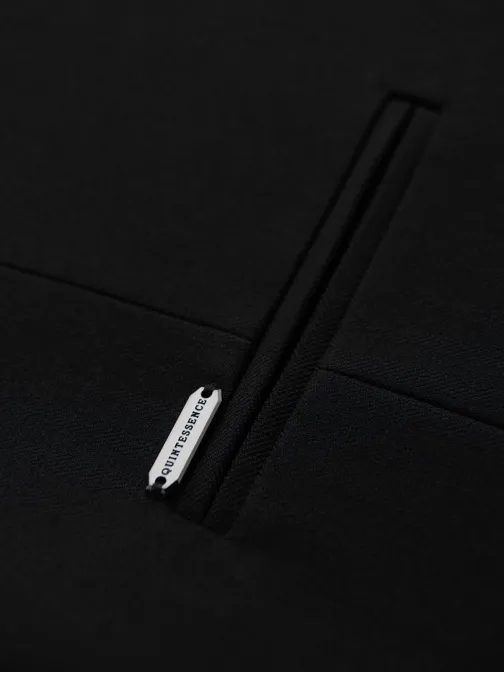 Eleganten moški črn telovnik V3 BLZV-0143