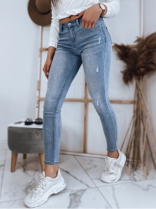 Udobne nebeško modre ženske kavbojke Giorgia