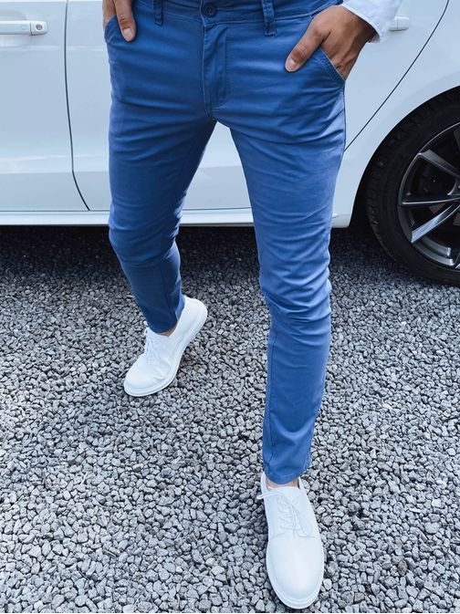 Stilske modre moške hlače