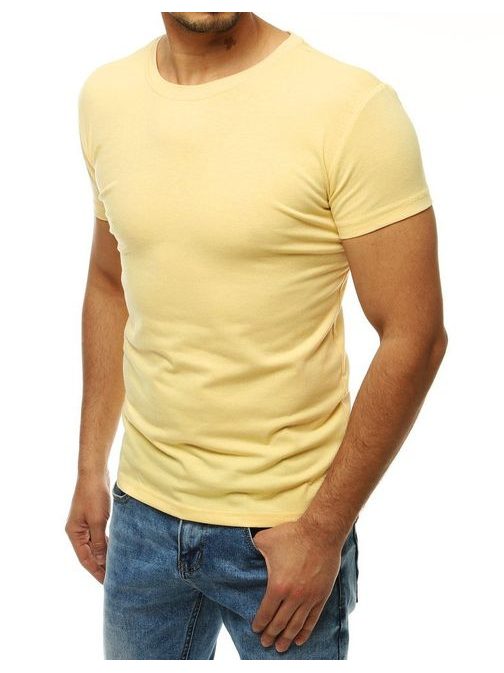 Preprosta svetlo rumena majica