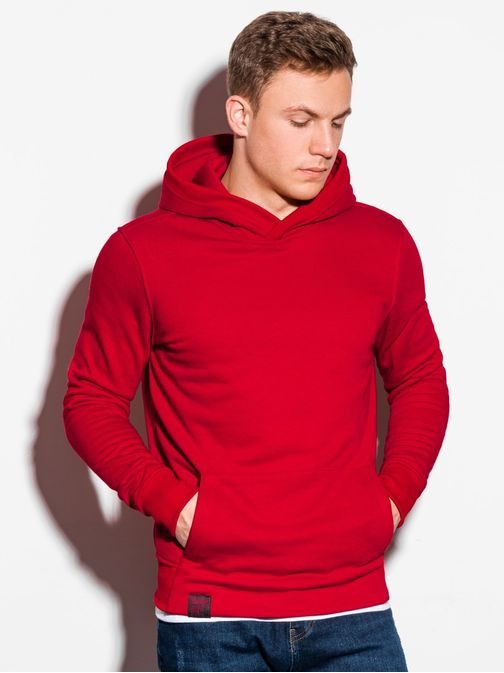 Stilski pulover v rdeči barvi B1079