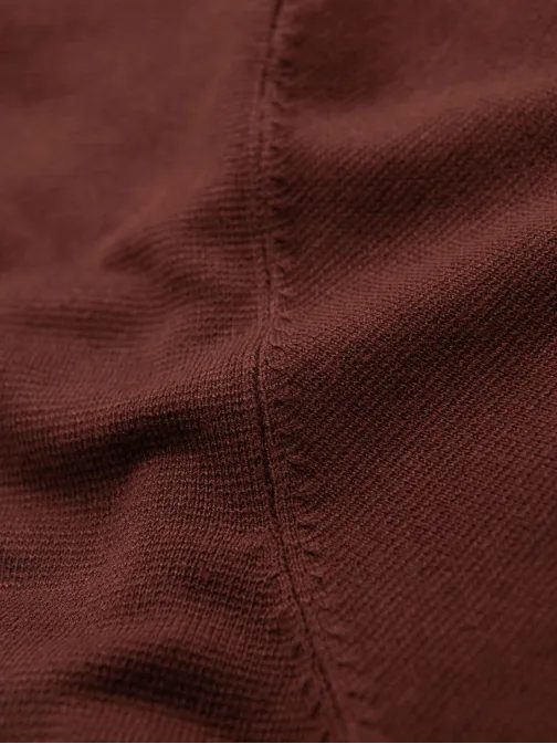 Rjava moška pletena majica V4 TSCT-0252