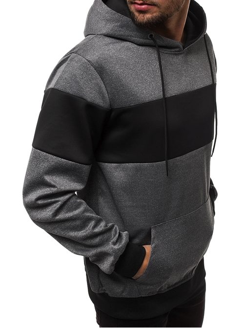 Udoben grafit moški pulover JS/99008