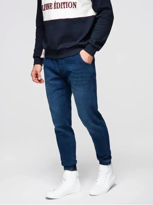 Moške temno modre džins hlače V3 PADJ-0242
