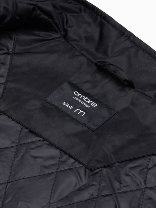 Prehodna črna stilska jakna C605