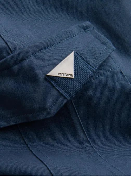 Temno modre moške športne hlače v4 om-pacg-0196