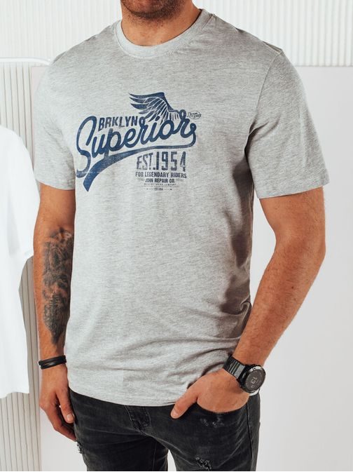 Originalna siva majica z napisom