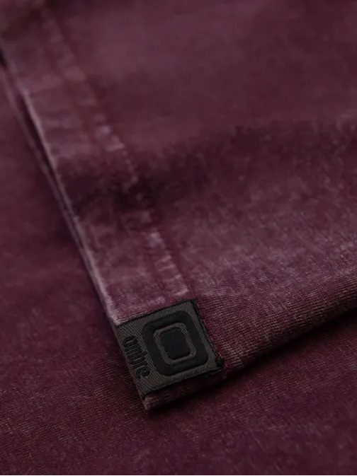 Moška srajca v bordo barvi s sprano majico V3 TSWT-0116