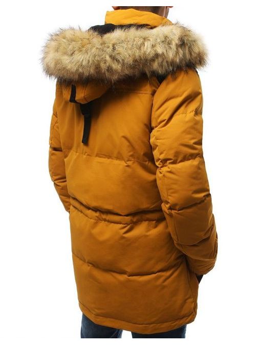 Zimska jakna v camel barvi