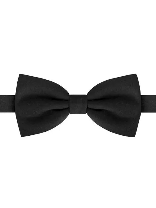 Črn bombažni moški metuljček