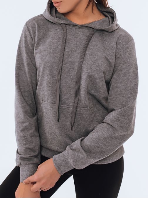 Ženski trendovski temno siv pulover Lara II