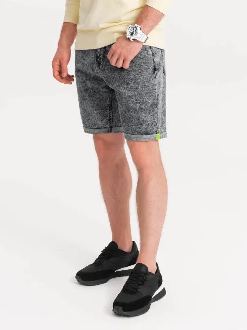 Stilske sive jeans kratke hlače V3 SRDS-0117