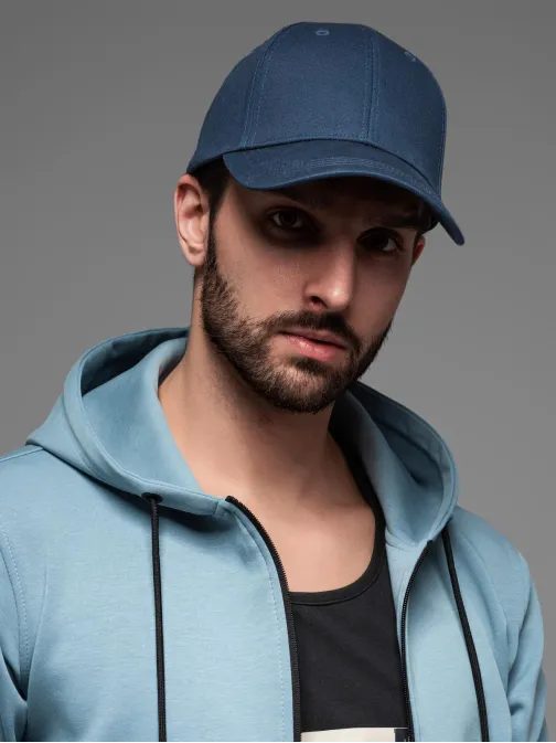 Enobarvna temno modra kapa V2 ACCS-0105