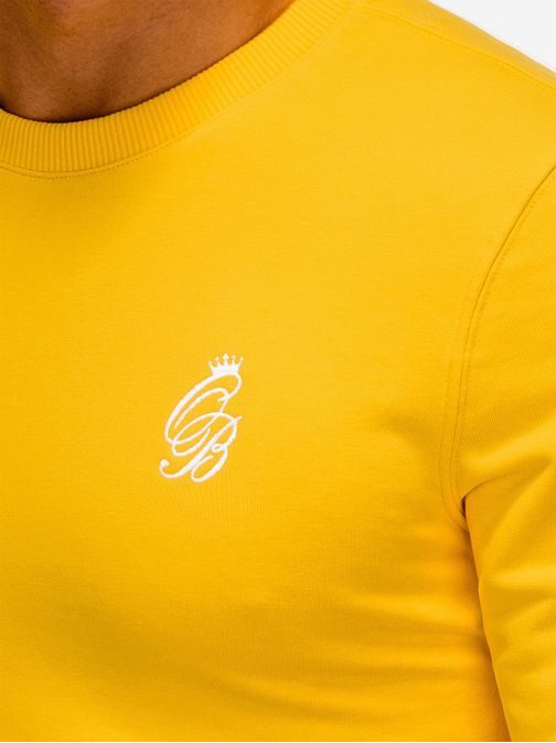 Modni pulover v rumeni barvi b919
