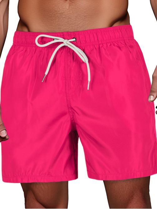 Moderne moške kopalke v barvi fuksije