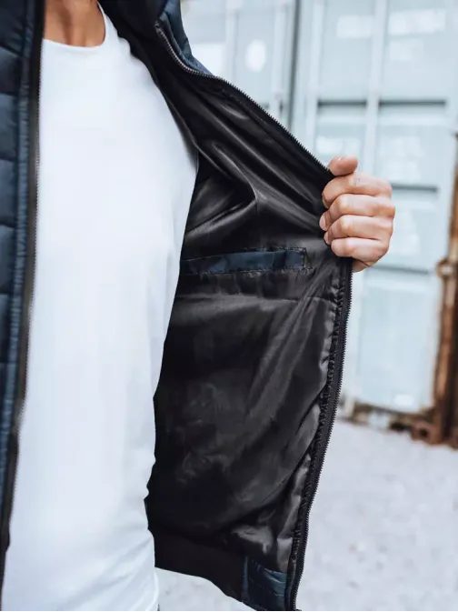 Prehodna jakna v granatni barvi