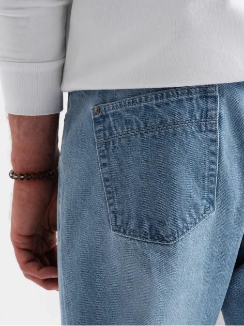 Edinstvene svetlo modre kavbojke z izrazitimi odrgninami V1 PADP-0175