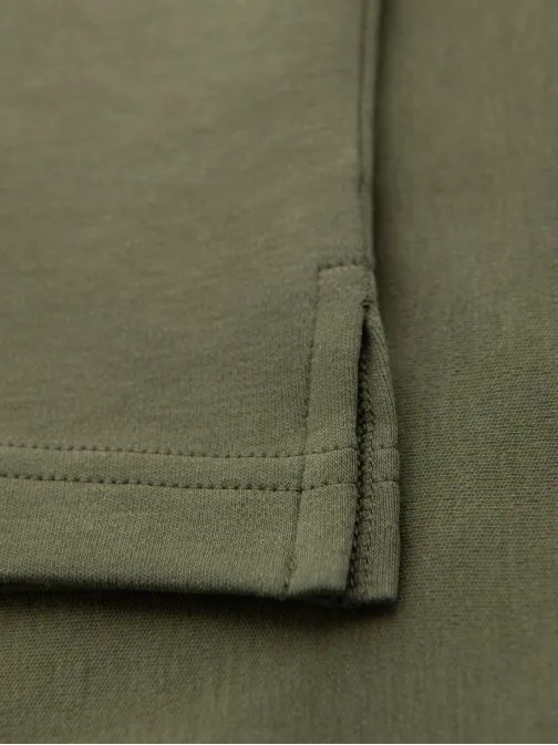 Moška olivna polo majica z zadrgo V5 POSS-0148
