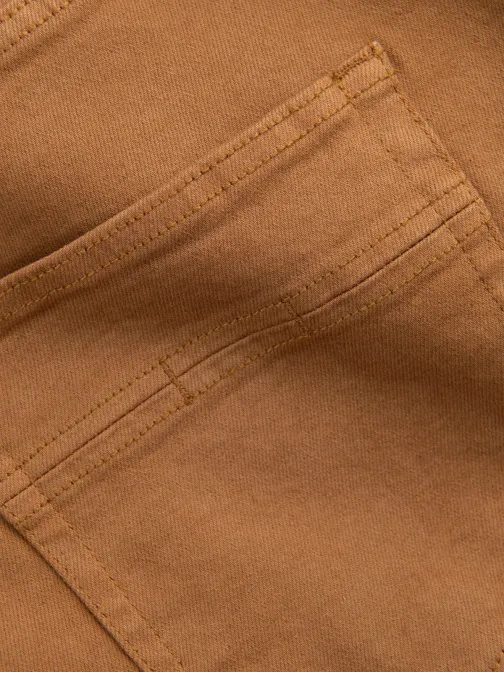 Elegantne kavbojke v kamelji barvi P1058
