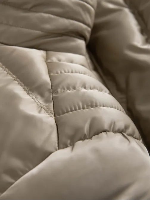 Privlačna siva bomber jakna V5 JALP-0218