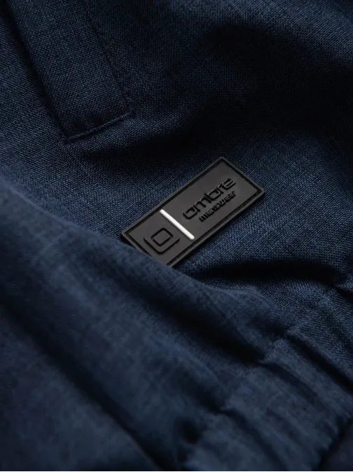 Udobna temno modra prehodna športna jakna V2 JANP-0136