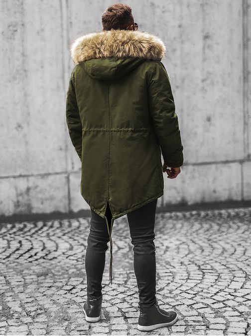Stilska zimska zelena jakna O/5578