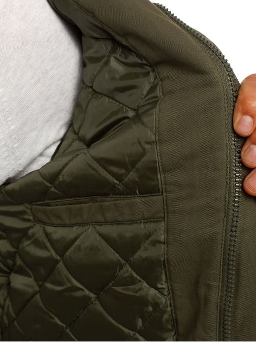 ZIMSKA TRENDI KAKI ZELENA JAKNA AK-CLUB YL001