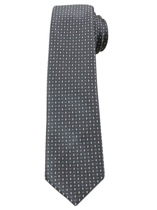 Siva vzorčasta kravata
