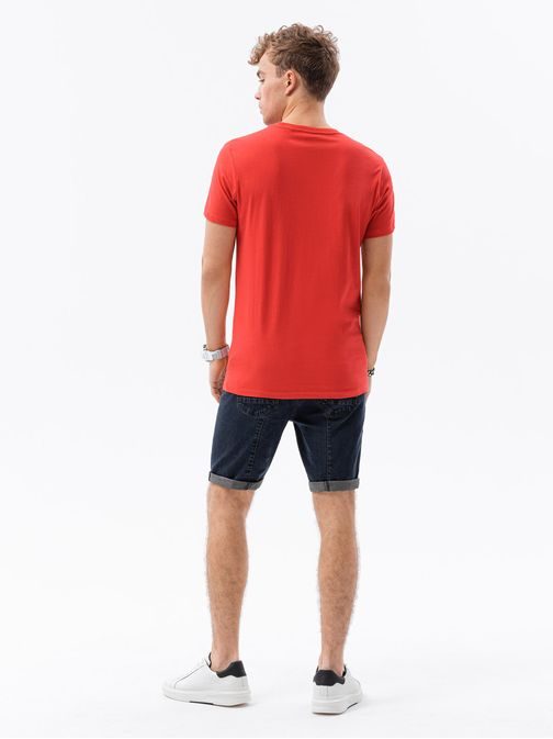 Preprosta majica rdečega dizajna S1370